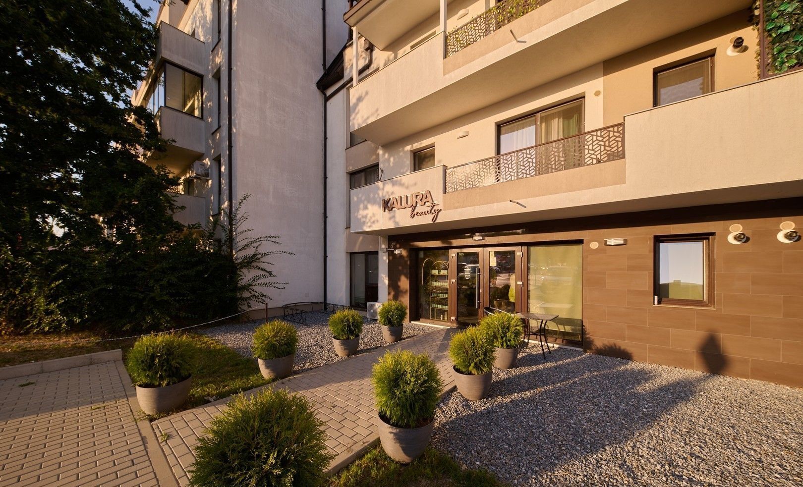 Intrarea în salon